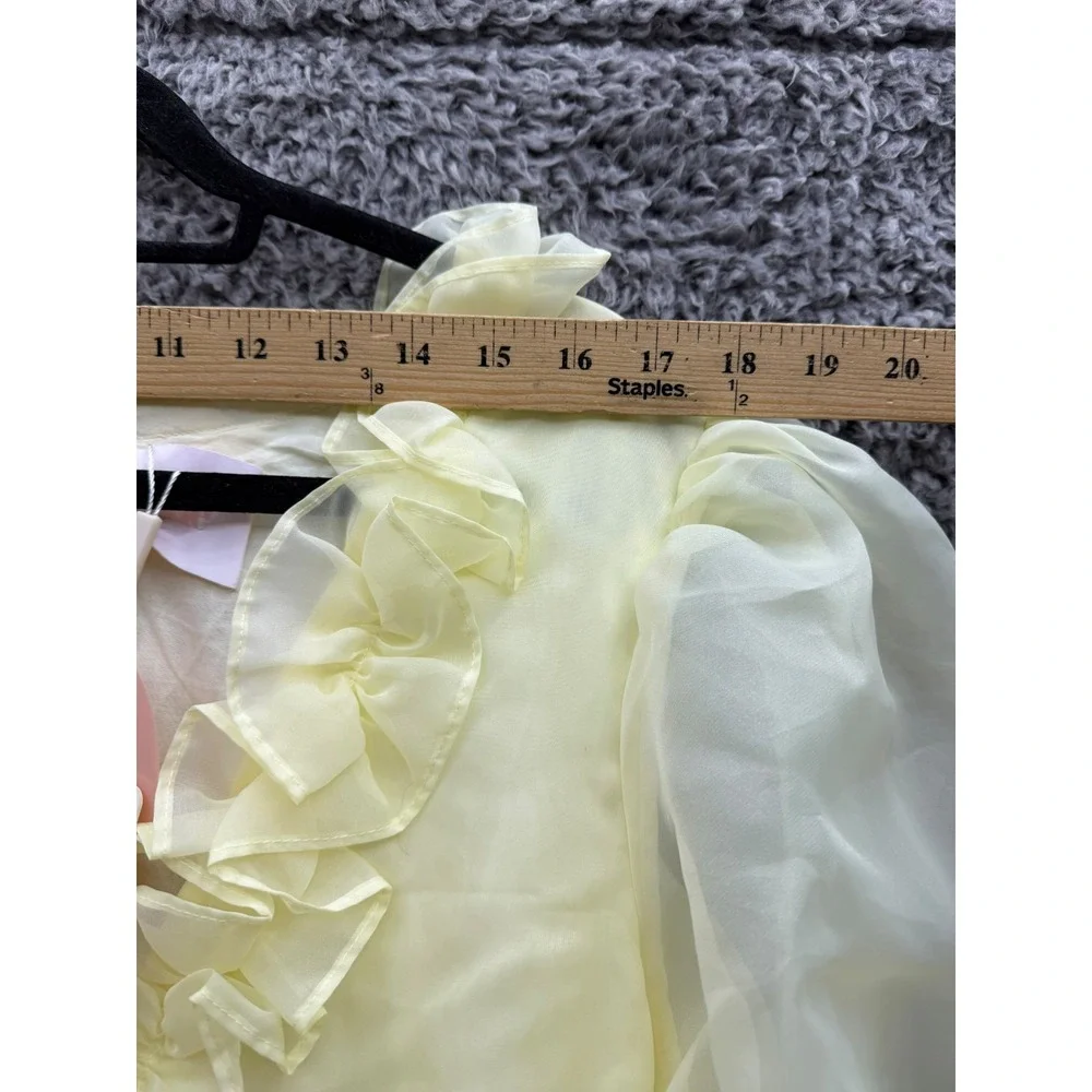 NWD Selkie Dole Whip Marie Gown Maxi Dress Sunshine Yellow Womens Plus Size 1X